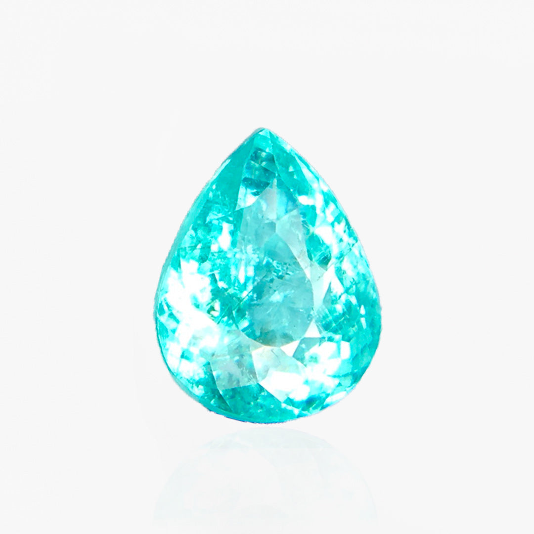3.11 carats Natural Paraiba Tourmaline Gemstone | Pear Cut