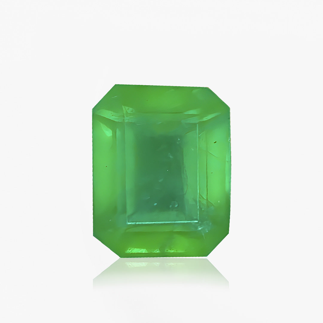 1.69ct Vivid Green Colombian Emerald (Octagonal Cut) | GUILD Certified