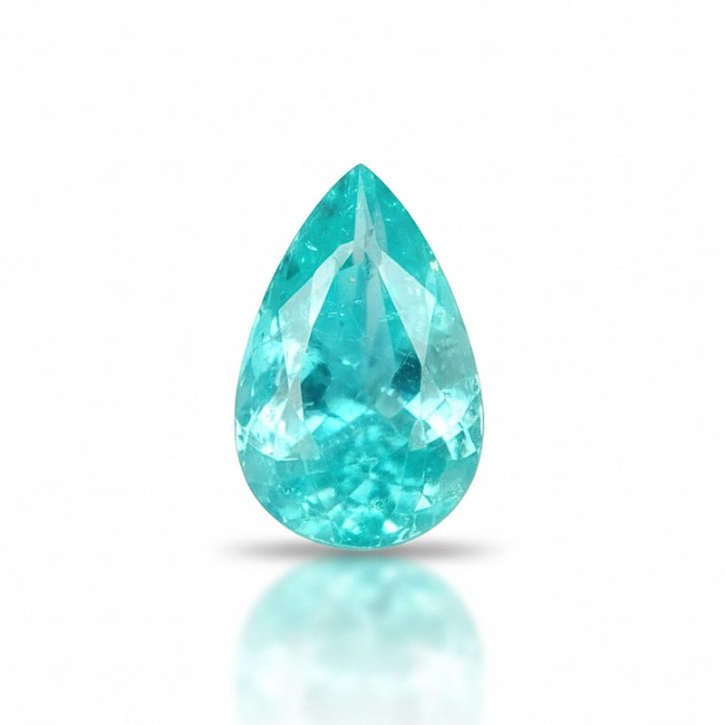 1.95ct Natural Neon Blue Tourmaline Pear, AIGS | SARATTI