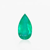 3.35ct Colombian Emerald pear cut gemstone | SARATTI