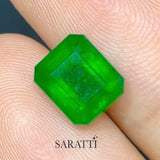 Fine Octagonal Emerald Gemstone | SARATTI