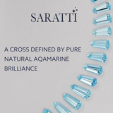 Celestial Cross – Aquamarine Solitaire Edition