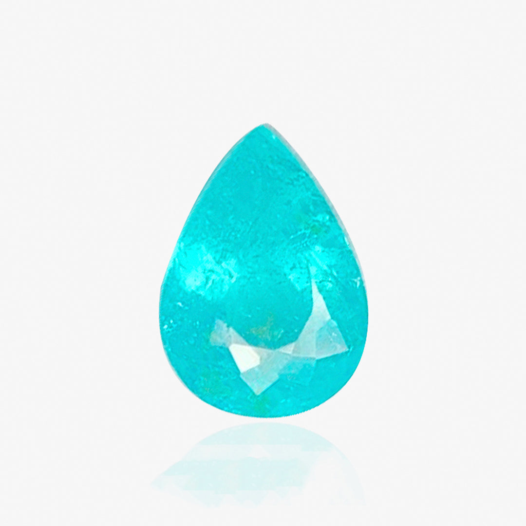 2.52ct Neon-Blue Paraiba-Type Tourmaline (Pear Cut)