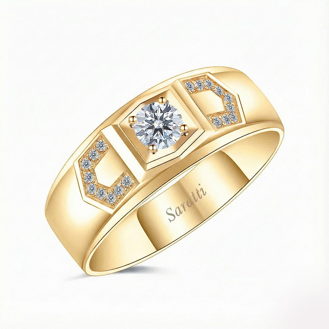 Art Deco Escalade Diamond Ring