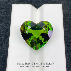 Genuine Heart Cut Tourmaline | Modern Gem Jewelry | Saratti