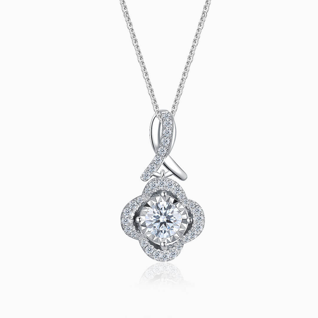 Halo Diamond Pave Chain Necklace| Saratti