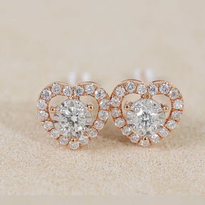 Prong Set Pair of Tiny Diamond Pave Earrings   | Saratti | Custom High and Fine Jewelry