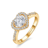 Roxanne · Heart of Hearts Moissanite Engagement Ring