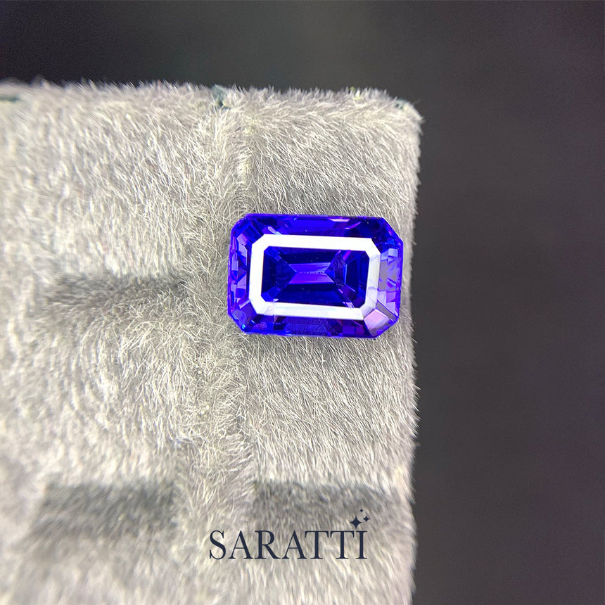Heirloom Grade Tanzanite Emerald Cut 6.45ct | SARATTI  
