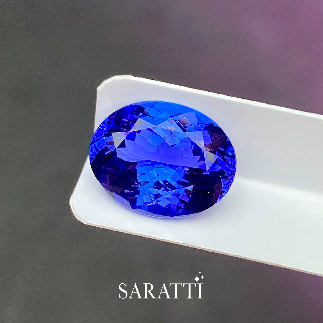 Heirloom Grade Tanzanite Oval 6.43ct | SARATTI  

