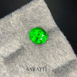Kijani Green Tsavorite Oval Cut with Vibrant Brilliance | SARATTI
