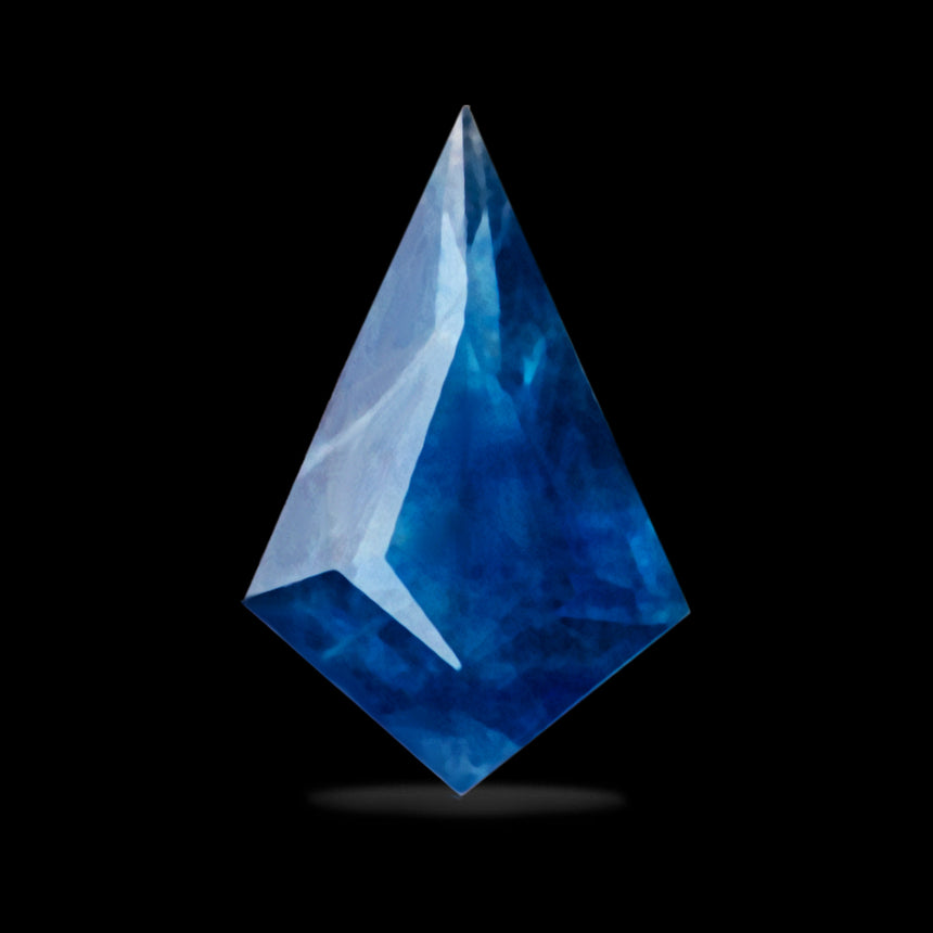 Kite Cut Vivd Blue Natural Sapphie Gem | Saratti
