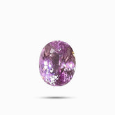Oval Purple Precious Stone | Natural Kunzite Gemsotne weighing 35.88 carats | Saratti Gems