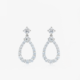Cascade d’Éclat — Lab Grown Diamonds Earrings in Platinum