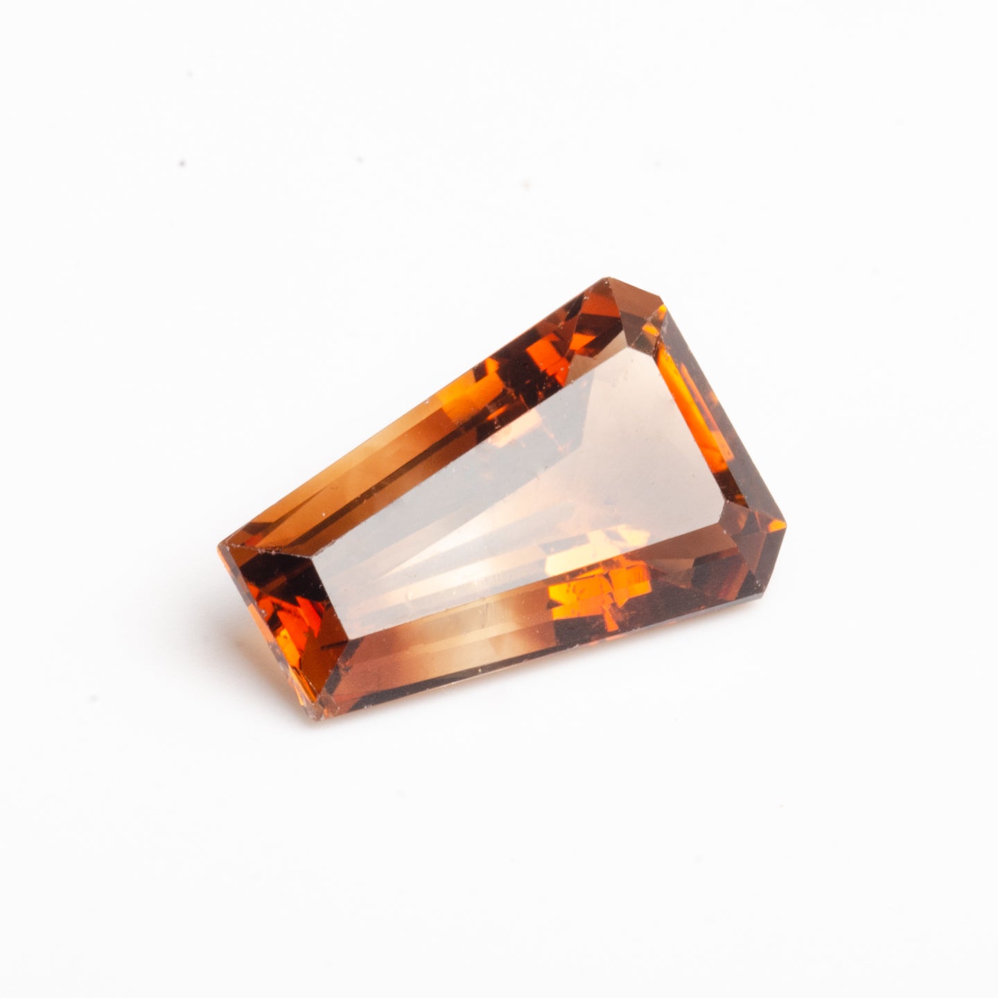 Large 9.95 carat natural Imperial Topaz step cut loose gem | SARATTI