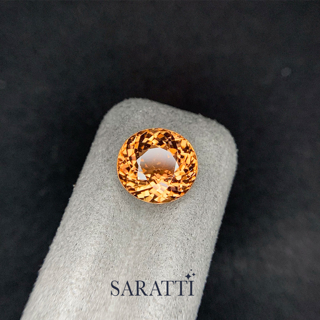 Large Oval Golden Tourmaline for Custom Jewelry | SARATTI