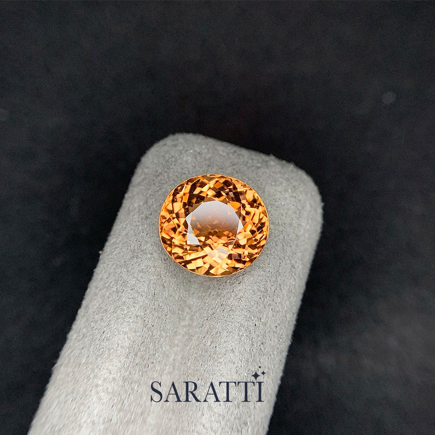 Large Oval Golden Tourmaline for Custom Jewelry | SARATTI