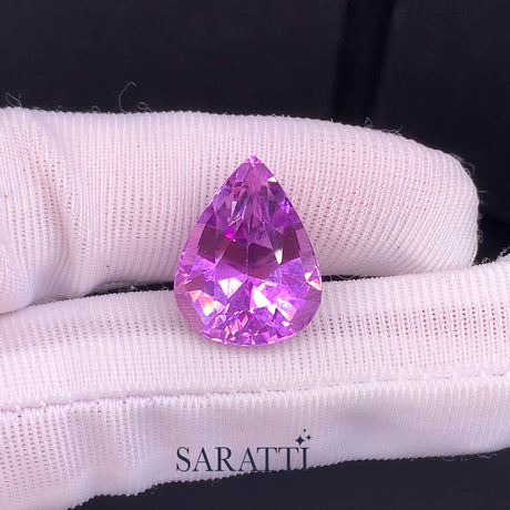 Large Violet Pink Kunzite 13 Carat | SARATTI  