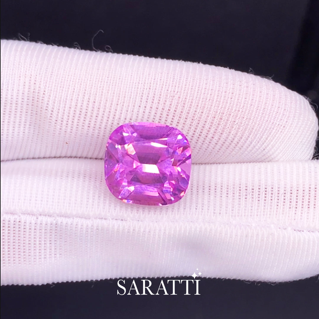 Loose 11.13ct Cushion Kunzite Gemstone | SARATTI  
