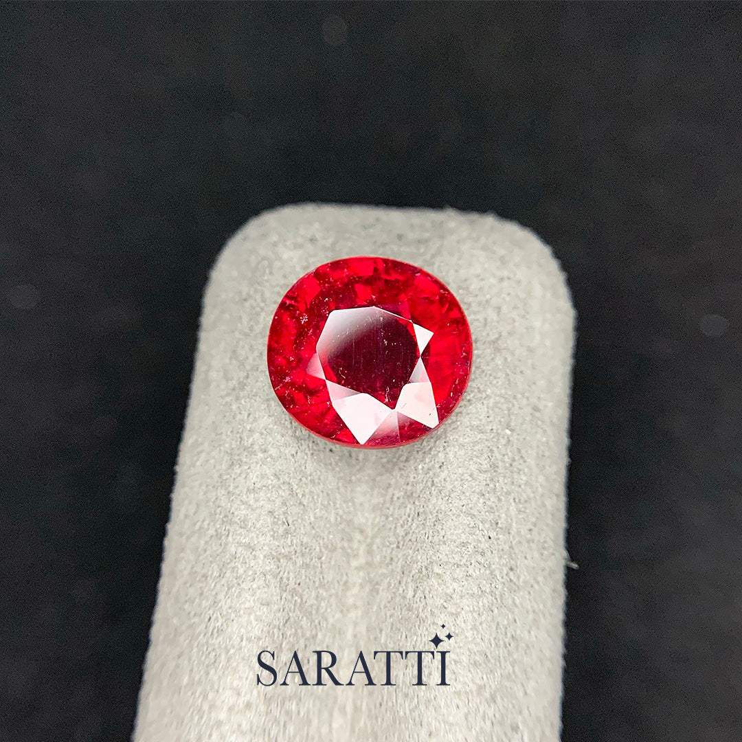 Loose 4.39ct Rubellite Tourmaline SI Clarity | SARATTI