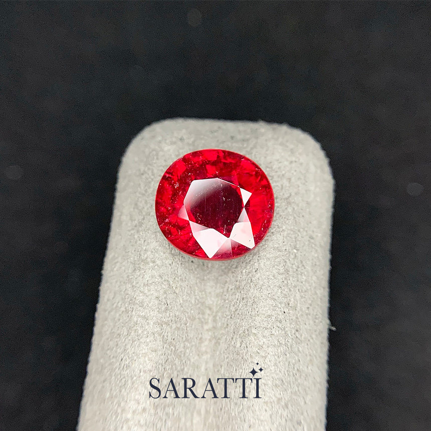 Loose 4.39ct Rubellite Tourmaline SI Clarity | SARATTI