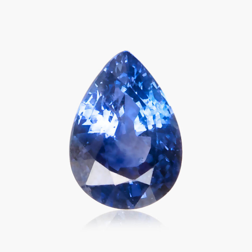Real Sapphire Gemsotne in Pear Shape | 0.87 carats | Saratti 