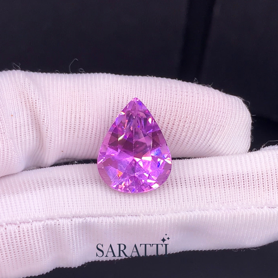 Loose Pear Shape Kunzite Gemstone | SARATTI  