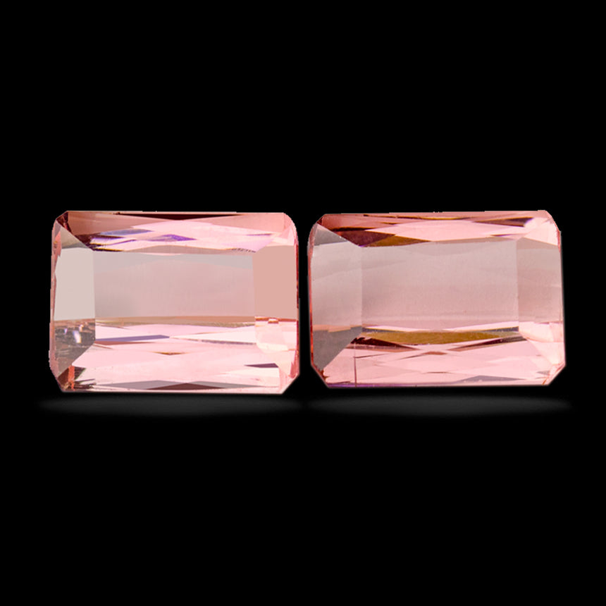 Lush Pink Paired Natural Tourmaline Gems | Saratti