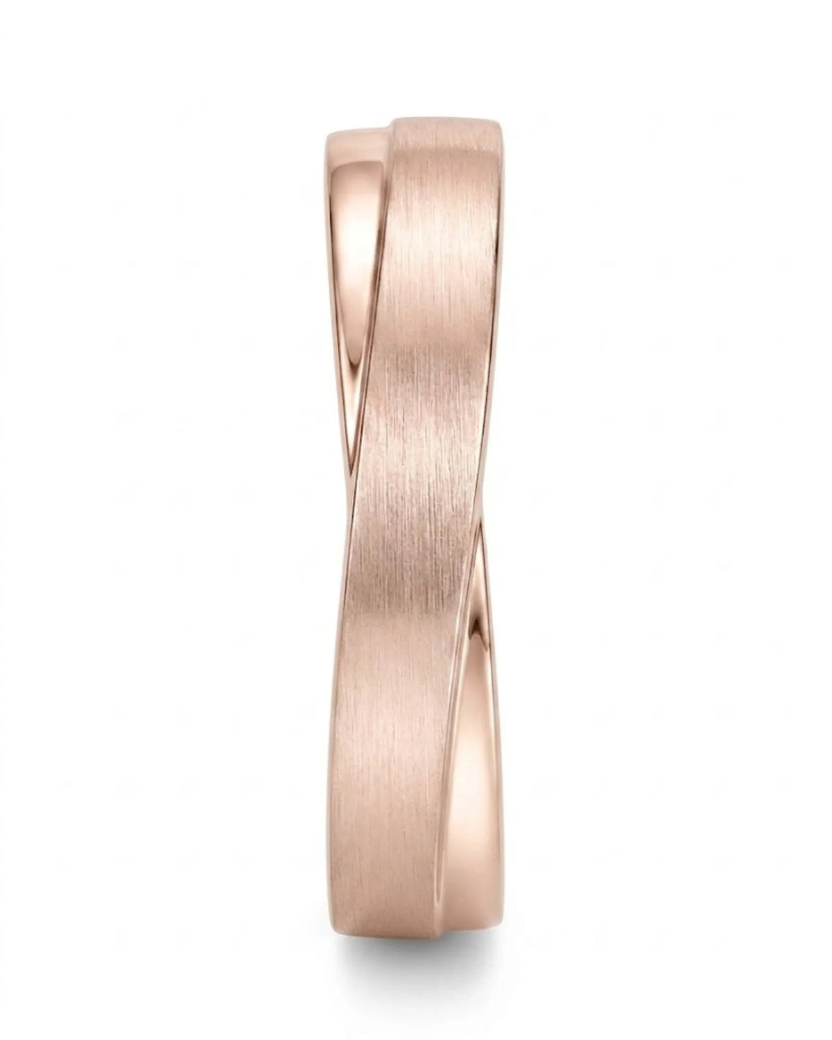 Luxury classic diamond half eternity wedding ring set with refined 18K rose gold craftsmanship | SARATTI