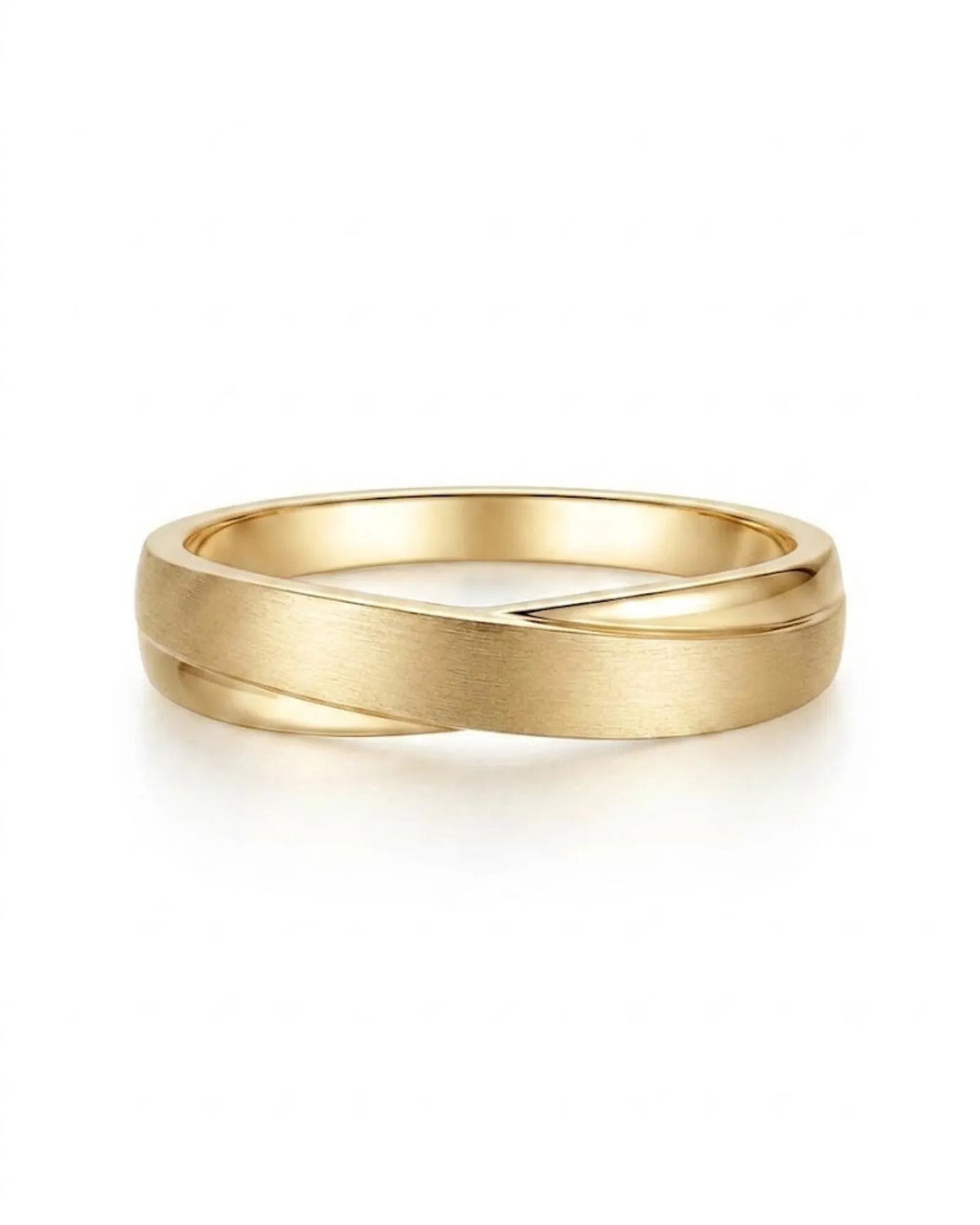 Luxury classic diamond half eternity wedding ring set with refined 18K yellow gold craftsmanship | SARATTI