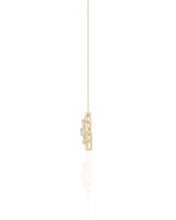 Luxury pendant necklace for modern classic jewelry styling in 18K Yellow Gold | SARATTI