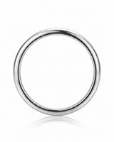 Luxury smooth comfort fit wedding band in Platinum | SARATTI