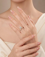 Dessina – Sublime Radiance Natural Round Diamond Tiara Split-Shank Ring