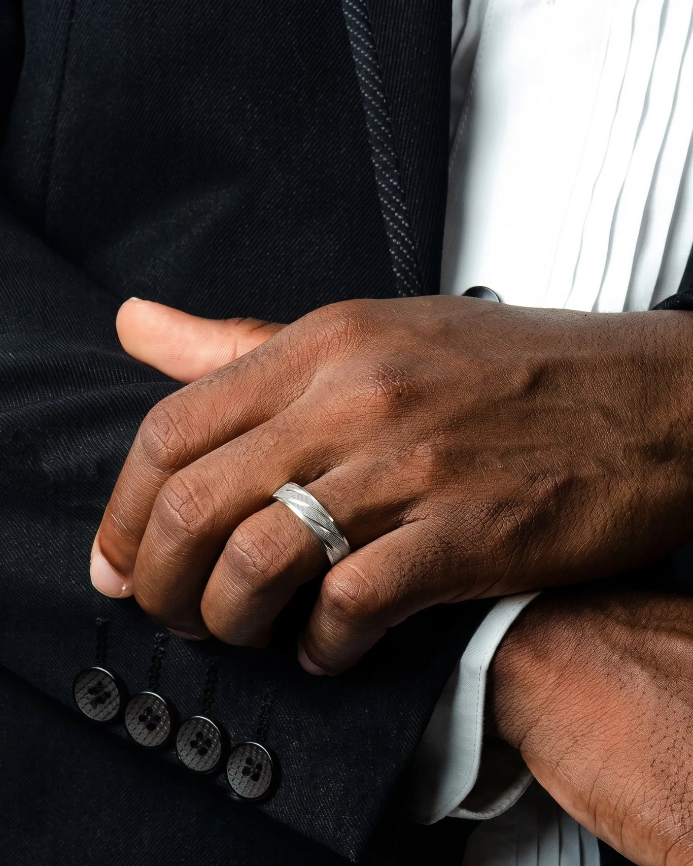 Aureus — The Golden Resolve Two Tone Men Band