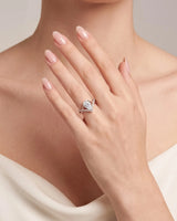 Claire – Natural Pear-Shaped Diamond Twisted-Shank Engagement Ring