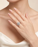 Bettina – Whispered Vows Natural Round Diamond Triple Halo Ring