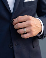 Aurelian Scroll Wedding Band