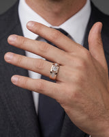 Six Paths Echelon Diamond Ring