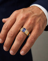 Valerian Tanzanite Diamond Ring