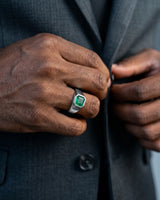 Aurelius Emerald Signet Ring