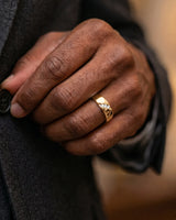 Axis Tri-Diamond Wedding Band