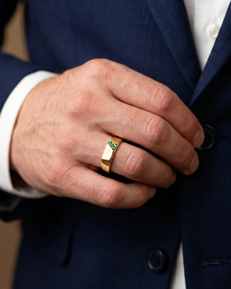 Imperium Emerald Triad Ring