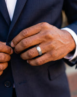 Orion Satin Duo Wedding Band