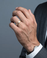 Imperium Golden Diamond Eternity Band
