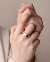 Azure Axis Diamond Ring