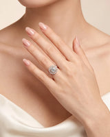 Bettina – Whispered Vows Natural Round Diamond Triple Halo Ring