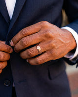 Orion Satin Duo Wedding Band