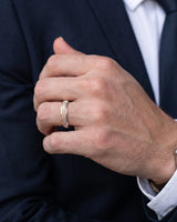 Aurelian Honeycomb Wedding Band