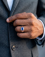 Imperium Sapphire Signet Ring