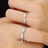 Möbius Design Natural Diamond Rings | Saratti